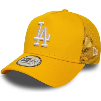 Casquette trucker jaune A Frame League Essential Los Angeles Dodgers MLB New Era