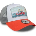 casquette-trucker-blanche-et-orange-capri-italy-a-frame-summer-new-era