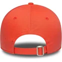 casquette-courbee-orange-ajustable-pour-femme-9forty-league-essential-new-york-yankees-mlb-new-era