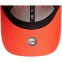 casquette-courbee-orange-ajustable-pour-femme-9forty-league-essential-new-york-yankees-mlb-new-era
