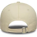 casquette-courbee-beige-ajustable-pour-femme-9forty-beaded-new-york-yankees-mlb-new-era