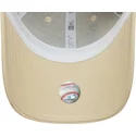 casquette-courbee-beige-ajustable-pour-femme-9forty-beaded-new-york-yankees-mlb-new-era