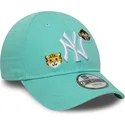 casquette-courbee-verte-ajustable-pour-enfant-9forty-animal-icon-new-york-yankees-mlb-new-era