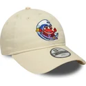 casquette-courbee-beige-ajustable-pour-enfant-9twenty-surf-crew-new-era