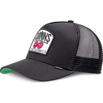 Casquette trucker noire Do Nothing Club HFT DNC Cherry Djinns