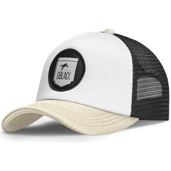 Casquette trucker beige Classic Oblack
