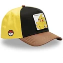 casquette-courbee-noire-jaune-et-marron-snapback-pikachu-pmk6-pik-pokemon-capslab