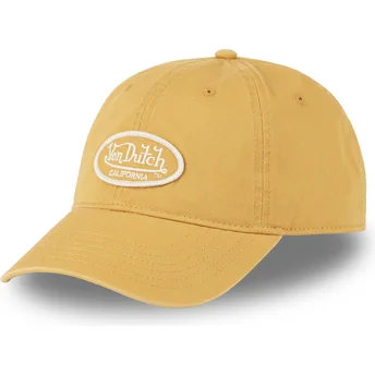 Casquette courbée jaune ajustable LOG05 CD Von Dutch