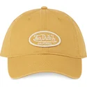 casquette-courbee-jaune-ajustable-log05-cd-von-dutch