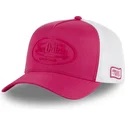 casquette-trucker-rose-et-blanche-fluo01-von-dutch
