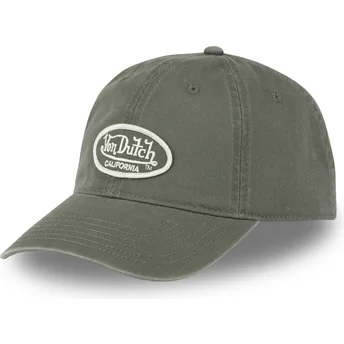 Casquette courbée verte ajustable LOG02 CD Von Dutch