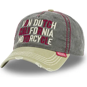 Casquette courbée verte ajustable RETRO06 Von Dutch