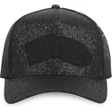 casquette-trucker-noire-glitter-von-dutch-x-schott-nyc