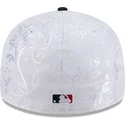 casquette-plate-bleue-marine-et-blanche-ajustee-59fifty-day-low-profile-boston-red-sox-mlb-new-era