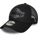 casquette-trucker-noire-ajustable-avec-logo-grise-9forty-los-angeles-lakers-nba-new-era