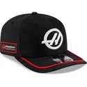 casquette-courbee-noire-snapback-9seventy-stretch-snap-camo-haas-f1-team-formula-1-new-era