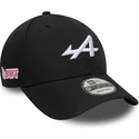 casquette-courbee-noire-snapback-9forty-essential-alpine-f1-team-formula-1-new-era