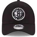 casquette-courbee-noire-ajustable-pour-enfant-9forty-the-league-brooklyn-nets-nba-new-era
