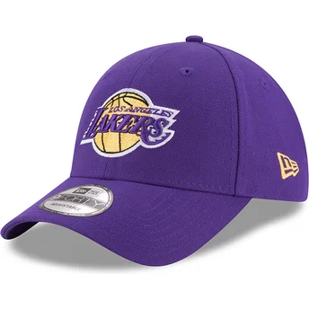 Casquette courbée violette ajustable pour enfant 9FORTY The League Los Angeles Lakers NBA New Era