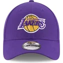 casquette-courbee-violette-ajustable-pour-enfant-9forty-the-league-los-angeles-lakers-nba-new-era
