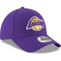 casquette-courbee-violette-ajustable-pour-enfant-9forty-the-league-los-angeles-lakers-nba-new-era