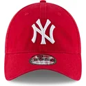 casquette-courbee-rouge-ajustable-9twenty-core-classic-new-york-yankees-mlb-new-era
