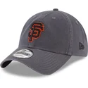 casquette-courbee-grise-ajustable-9twenty-core-classic-san-francisco-giants-mlb-new-era