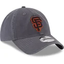 casquette-courbee-grise-ajustable-9twenty-core-classic-san-francisco-giants-mlb-new-era