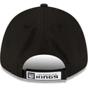 casquette-courbee-noire-ajustable-9forty-the-league-sacramento-kings-nba-new-era
