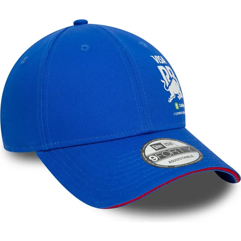 casquette-courbee-bleue-ajustable-9forty-flawless-racing-bulls-f1-team-formula-1-new-era