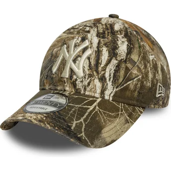 Casquette courbée camouflage ajustable 9TWENTY Realtree New York Yankees MLB New Era