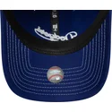 casquette-courbee-bleue-ajustable-9twenty-contrast-stitch-los-angeles-dodgers-mlb-new-era