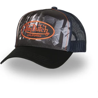 Casquette trucker noire SUBL08 Von Dutch