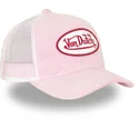 casquette-trucker-rose-et-blanche-kylie-p-von-dutch