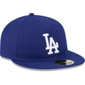 casquette-plate-bleue-ajustee-59fifty-retro-crown-a-frame-easy-los-angeles-dodgers-mlb-new-era