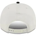 casquette-courbee-beige-et-noire-snapback-9fifty-a-frame-chainstitch-pittsburgh-penguins-nhl-new-era