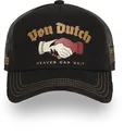 casquette-trucker-noire-crew29-von-dutch