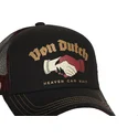 casquette-trucker-noire-crew29-von-dutch