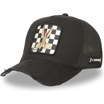 Casquette trucker noire Coyote LOO12 WIL Looney Tunes Capslab