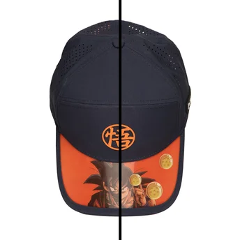 Casquette courbée bleue marine ajustable Son Goku DBZ10 GOK Dragon Ball Capslab