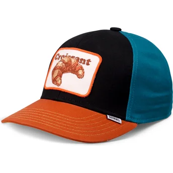 Casquette courbée multicolore snapback pour enfant Food Croissant Basic Djinns