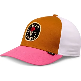 Casquette courbée multicolore snapback pour enfant Food Gelato Basic Djinns
