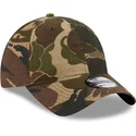 casquette-courbee-camouflage-ajustable-9twenty-brushed-cotton-three-looms-woodland-new-era
