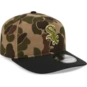 casquette-courbee-camouflage-ajustable-19twenty-brushed-cotton-three-looms-duck-chicago-white-sox-mlb-new-era