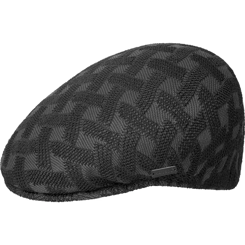 beret-noir-cross-weave-504-black-kangol