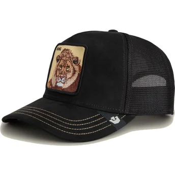 Casquette trucker noire lion King Golden Suede The Farm Goorin Bros.