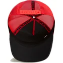 casquette-trucker-rouge-et-noire-chat-misfit-courtside-the-farm-goorin-bros
