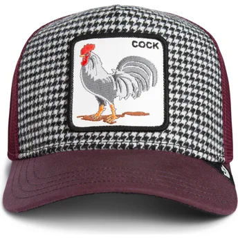 Casquette trucker multicolore coq Cock Rooster Verry Dapper The Farm Goorin Bros.
