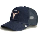 casquette-trucker-bleue-marine-boeuf-dead-denim-the-farm-goorin-bros