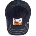 casquette-trucker-bleue-marine-chien-bulldog-bouledogue-francais-high-class-remix-the-farm-goorin-bros